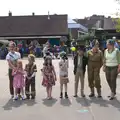 Contestants, including Suey line up for judging, St. Peter and St. Paul's School Summer Fete, Eye, Suffolk - 12th July 2014