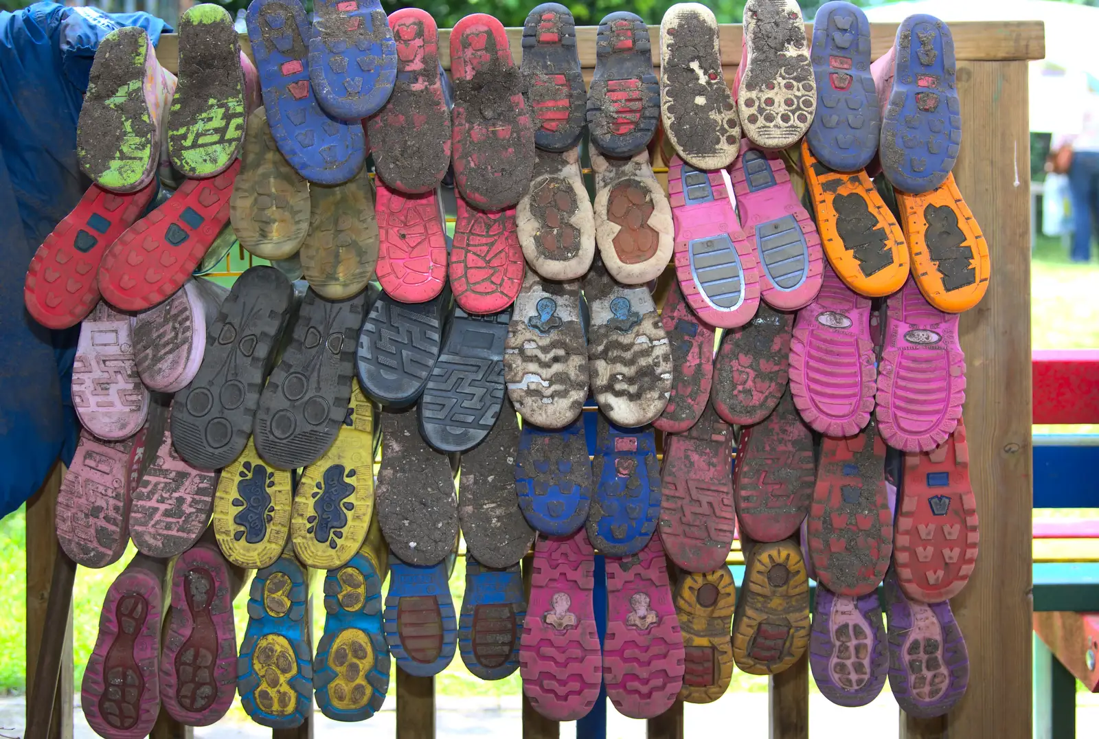 A load of wellington boots, from St. Peter and St. Paul's School Summer Fete, Eye, Suffolk - 12th July 2014