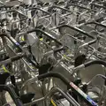 Hundreds of trolleys at the real Barcelona Airport, The Open Education Challenge, Barcelona, Catalonia - 13th July 2014