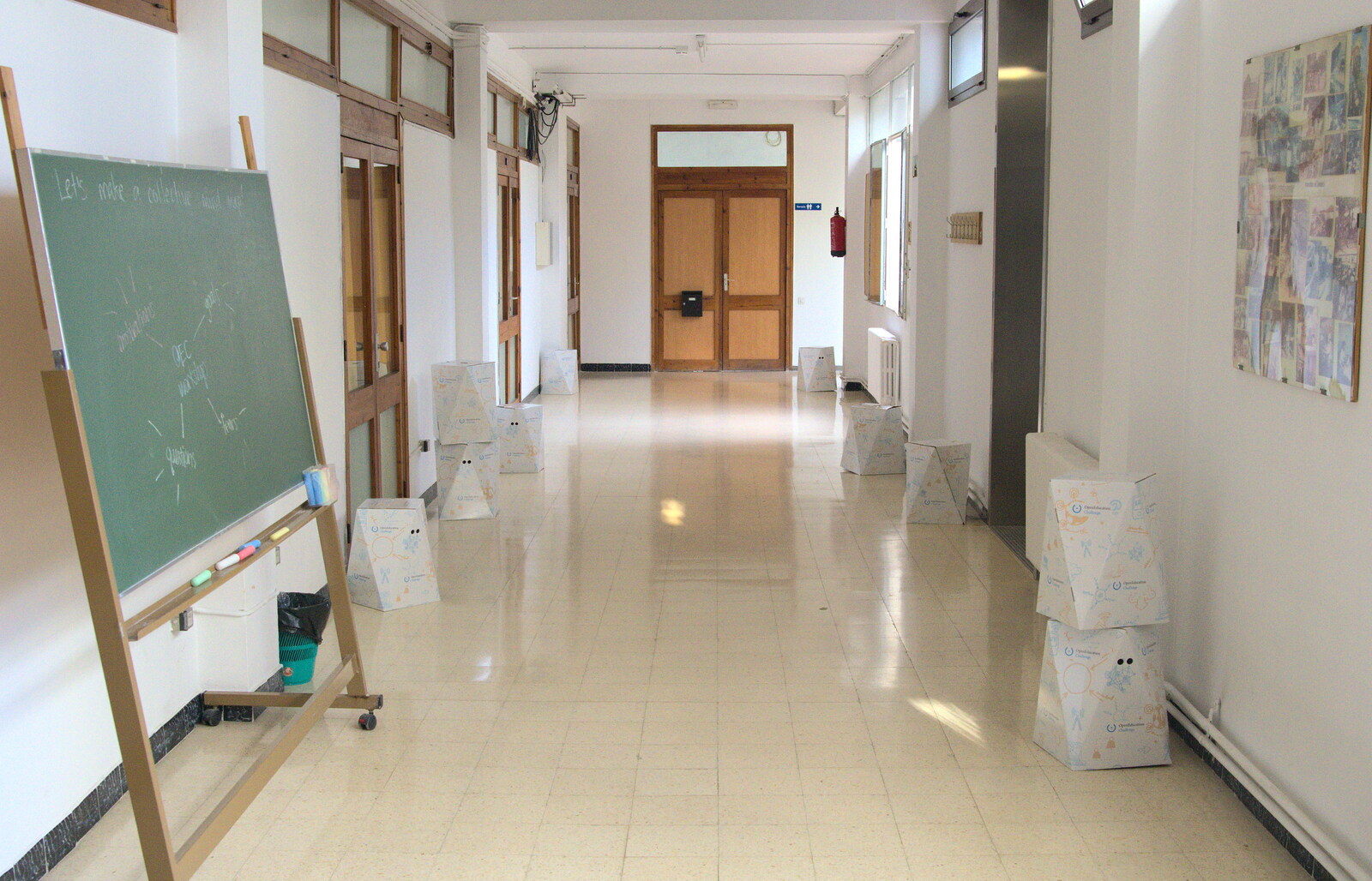 The corridors of Cordola Martí from The Open Education Challenge, Barcelona, Catalonia - 13th July 2014