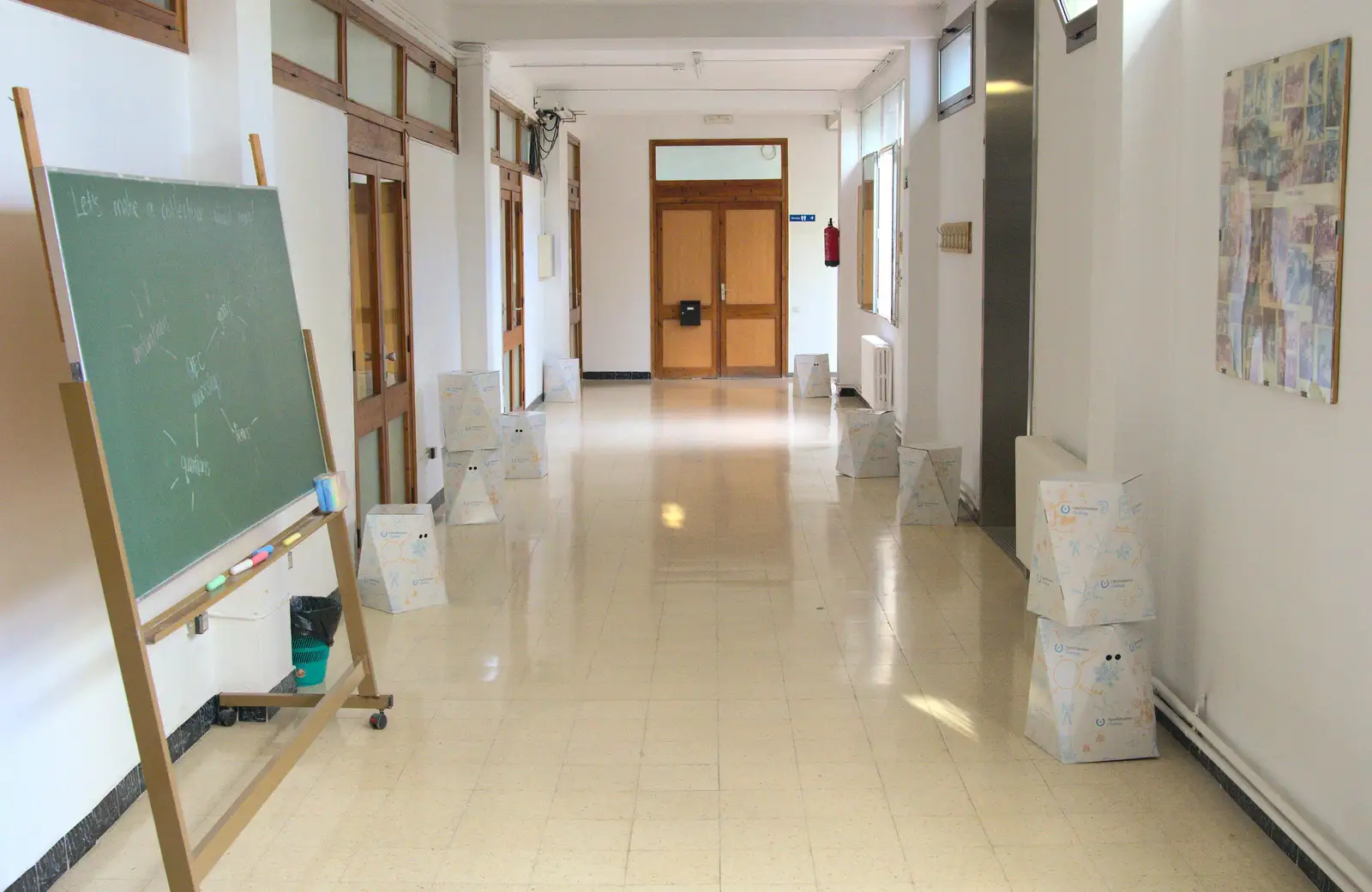 The corridors of Cordola Martí, from The Open Education Challenge, Barcelona, Catalonia - 13th July 2014