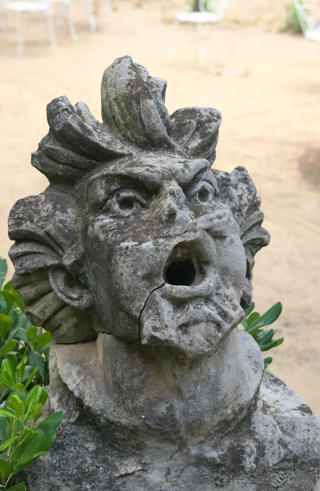 Stone gargoyle, from The Open Education Challenge, Barcelona, Catalonia - 13th July 2014