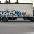 Truck-side graffiti, The Open Education Challenge, Barcelona, Catalonia - 13th July 2014