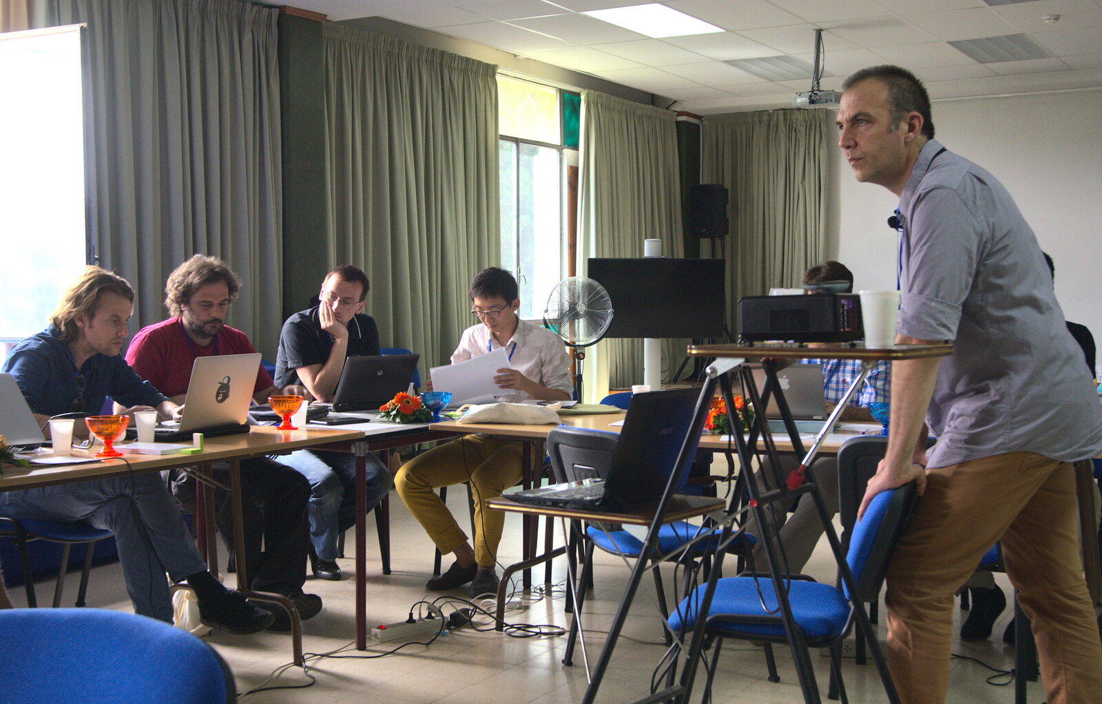 Back in the workshops, it's day two from The Open Education Challenge, Barcelona, Catalonia - 13th July 2014
