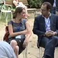 Isobel talks to a potential investor, The Open Education Challenge, Barcelona, Catalonia - 13th July 2014