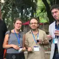 Isobel with some OEC panel members and participants, The Open Education Challenge, Barcelona, Catalonia - 13th July 2014