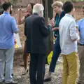 Lord Puttnam chats to someone, The Open Education Challenge, Barcelona, Catalonia - 13th July 2014