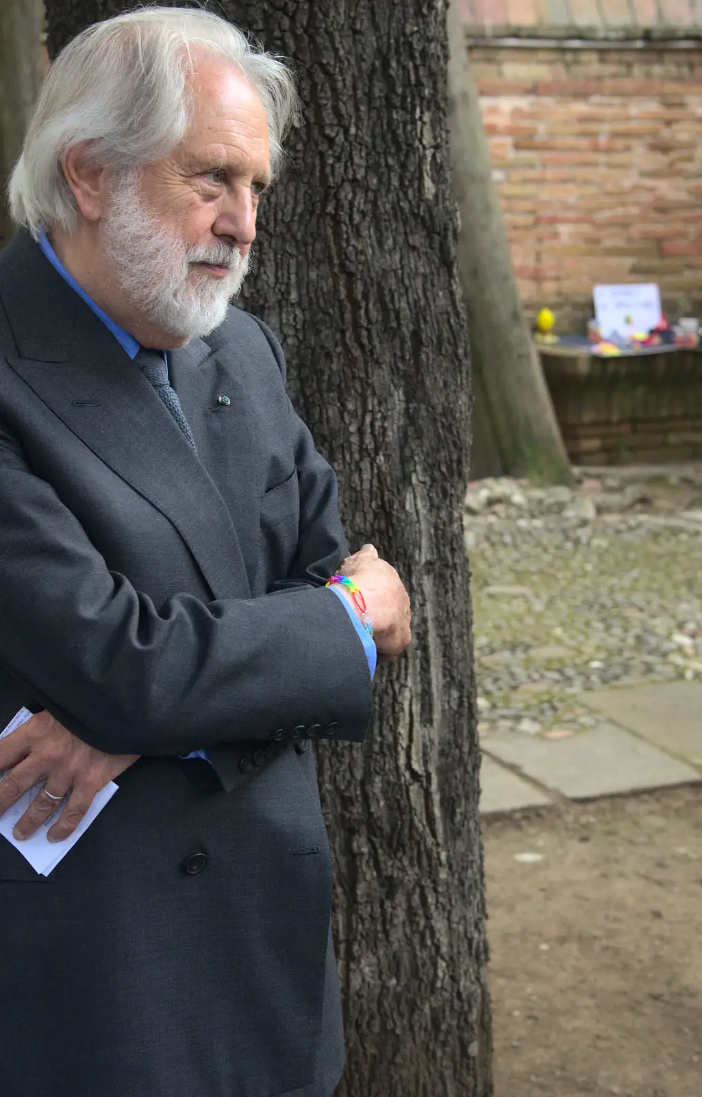 David Puttnam awaits his turn, from The Open Education Challenge, Barcelona, Catalonia - 13th July 2014