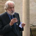 Lord Puttnam gives a lively speech , The Open Education Challenge, Barcelona, Catalonia - 13th July 2014