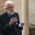 Lord Puttnam gives a lively speech , The Open Education Challenge, Barcelona, Catalonia - 13th July 2014