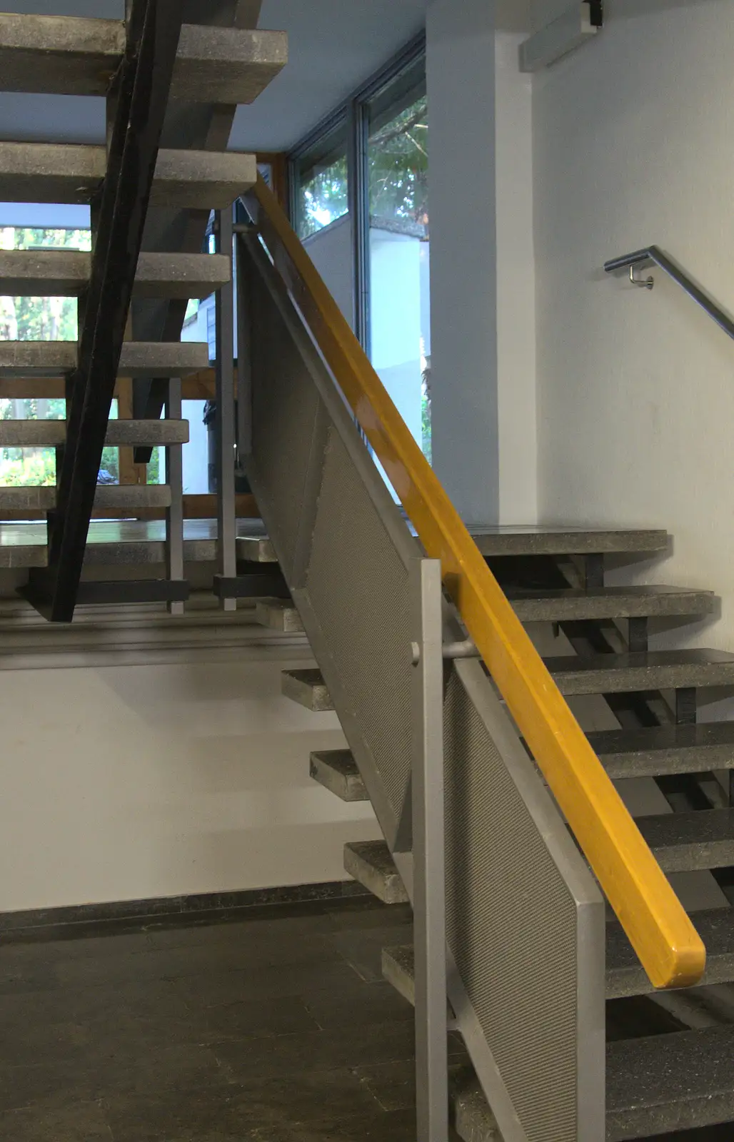 Industrial staircase, from The Open Education Challenge, Barcelona, Catalonia - 13th July 2014