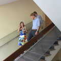 Isobel on the stairs, The Open Education Challenge, Barcelona, Catalonia - 13th July 2014
