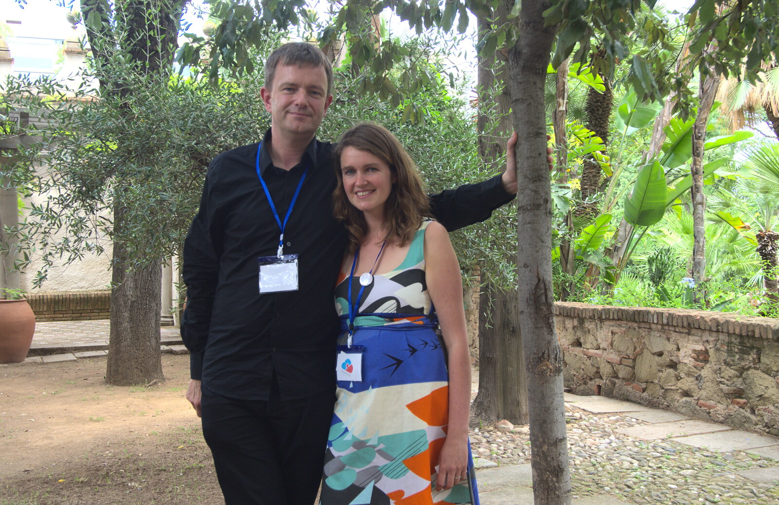 Nosher and Isobel from The Open Education Challenge, Barcelona, Catalonia - 13th July 2014