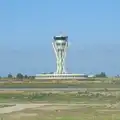 Cool Olympic-torch control tower at Barcelona , The Open Education Challenge, Barcelona, Catalonia - 13th July 2014