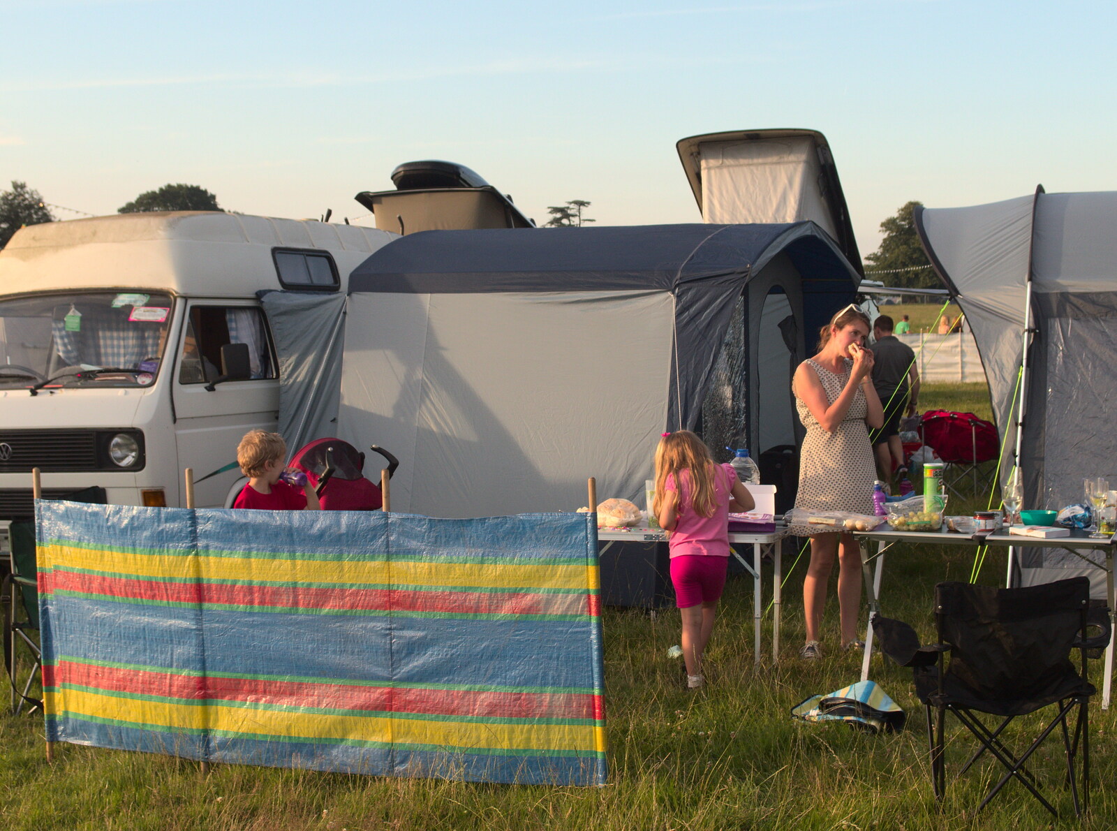Our encampment from Latitude Festival, Henham Park, Southwold, Suffolk - 17th July 2014