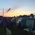 The campsite by dusk, Latitude Festival, Henham Park, Southwold, Suffolk - 17th July 2014