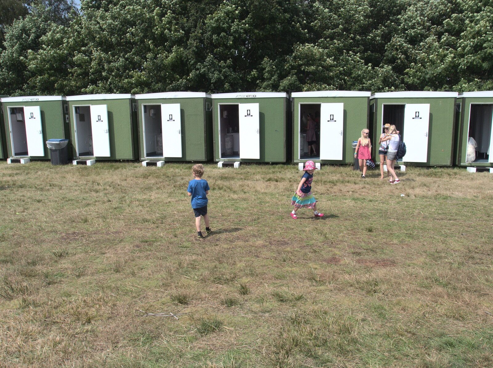 The sightly-improved family camping bogs from Latitude Festival, Henham Park, Southwold, Suffolk - 17th July 2014