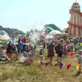 Bubbles are everywhere, Latitude Festival, Henham Park, Southwold, Suffolk - 17th July 2014