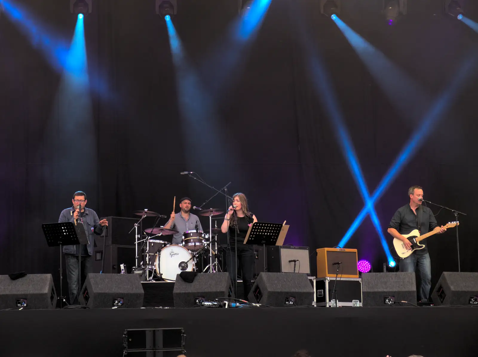 Paul Heaton and band, from Latitude Festival, Henham Park, Southwold, Suffolk - 17th July 2014