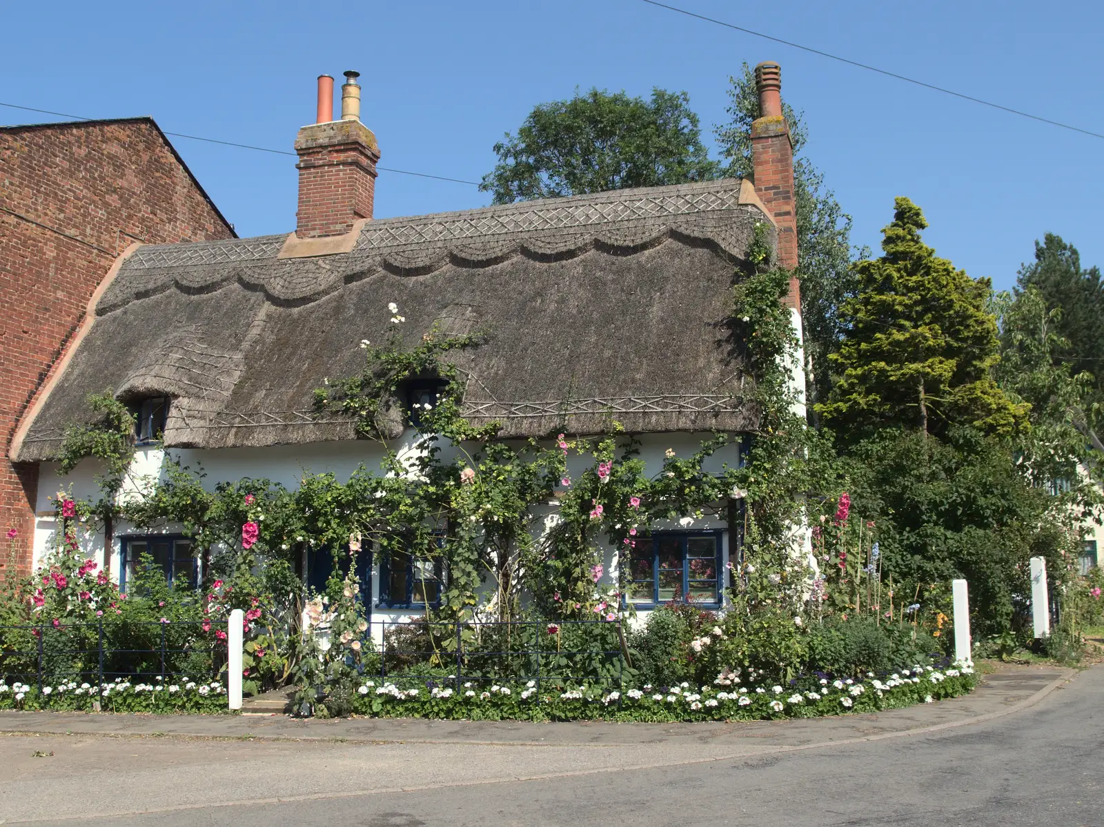 Picture-postcard scene in Walpole, from Latitude Festival, Henham Park, Southwold, Suffolk - 17th July 2014