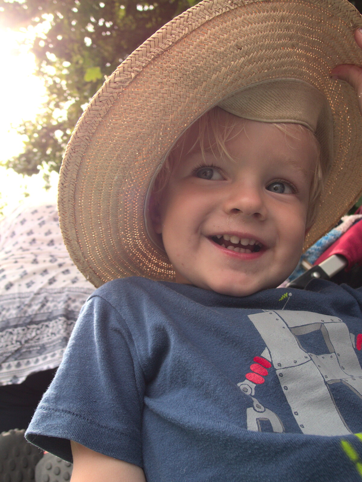 Harry's hat from Latitude Festival, Henham Park, Southwold, Suffolk - 17th July 2014