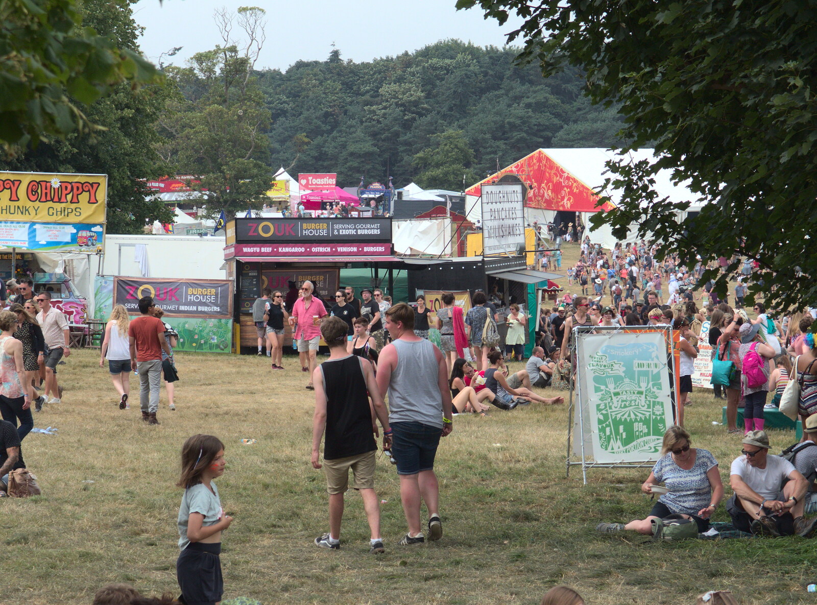 Another festival view from Latitude Festival, Henham Park, Southwold, Suffolk - 17th July 2014