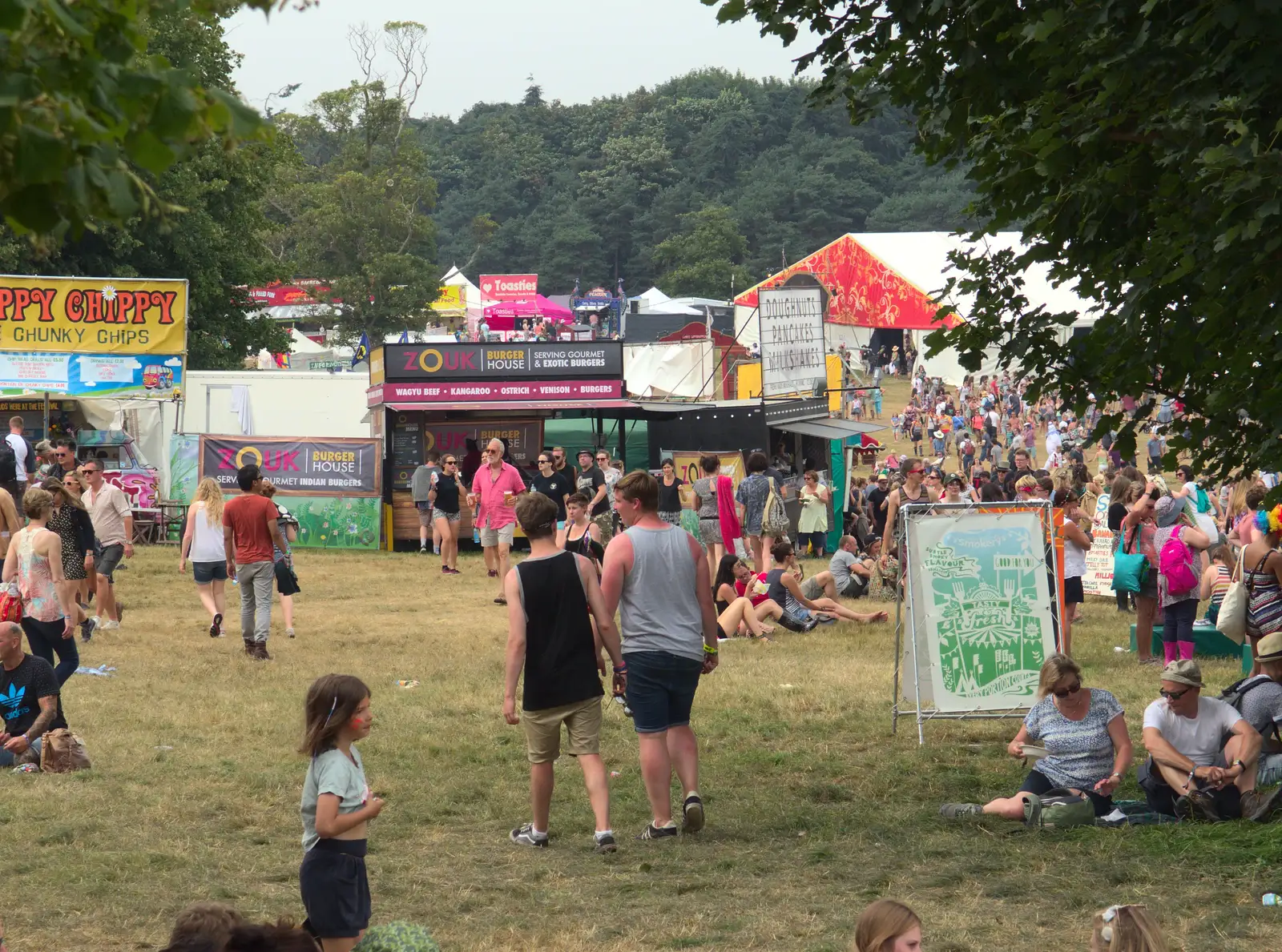 Another festival view, from Latitude Festival, Henham Park, Southwold, Suffolk - 17th July 2014