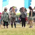 Festival goers, Latitude Festival, Henham Park, Southwold, Suffolk - 17th July 2014