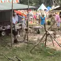 Woodworking activity, Latitude Festival, Henham Park, Southwold, Suffolk - 17th July 2014