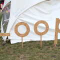 A wooden sign saying Loop, Latitude Festival, Henham Park, Southwold, Suffolk - 17th July 2014