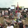 Boy with a flag, Latitude Festival, Henham Park, Southwold, Suffolk - 17th July 2014