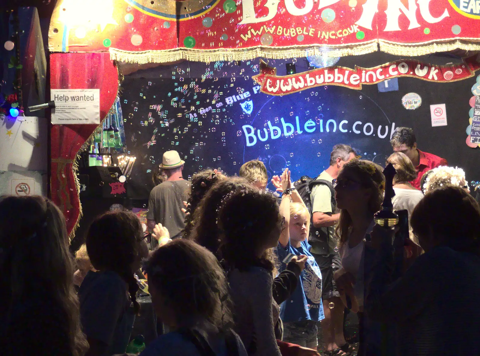 There's an explosion at the bubble shop, from Latitude Festival, Henham Park, Southwold, Suffolk - 17th July 2014