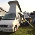 An awning is the casualty of heavy overnight rain, Latitude Festival, Henham Park, Southwold, Suffolk - 17th July 2014