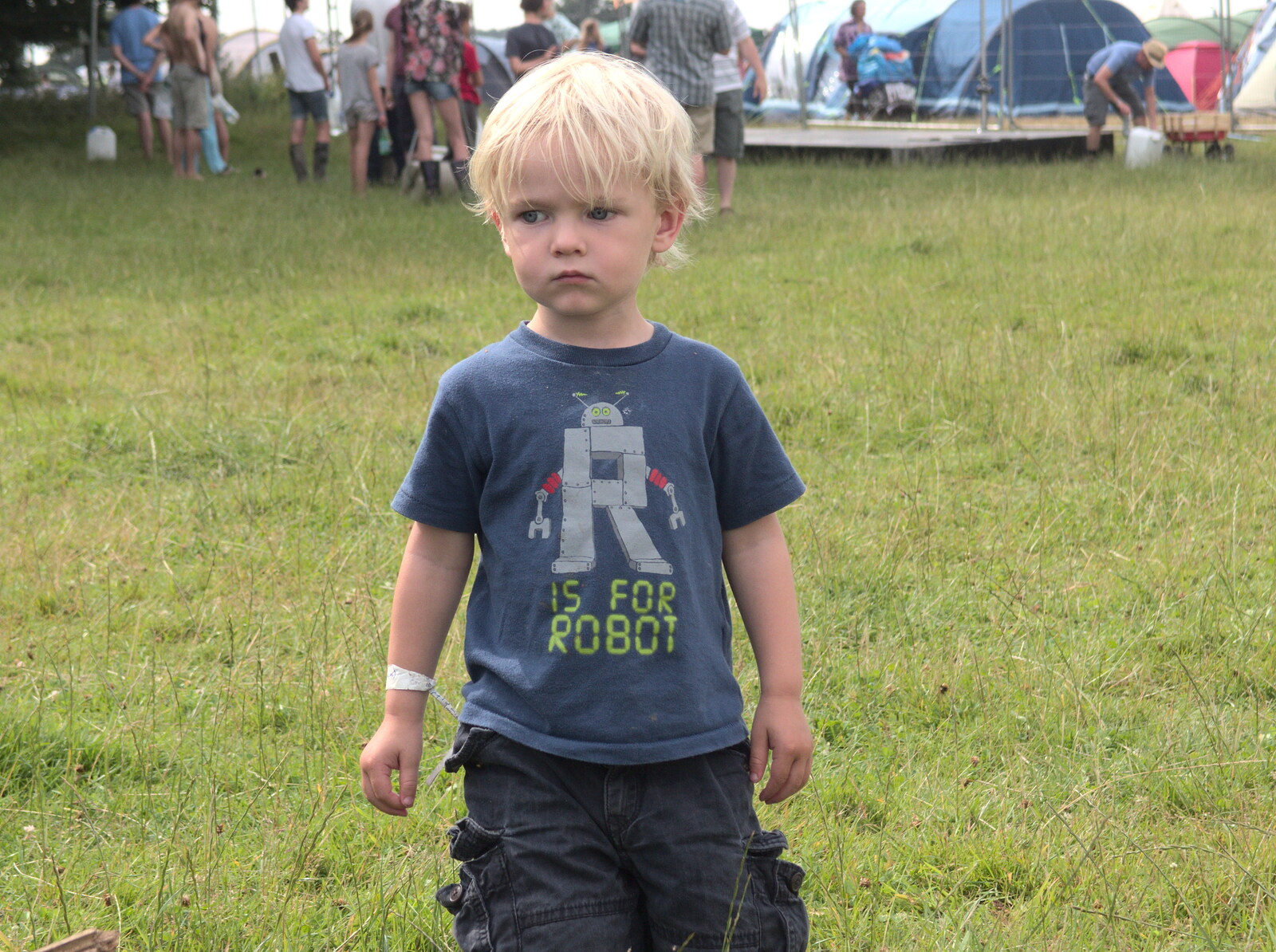 Harry stomps around from Latitude Festival, Henham Park, Southwold, Suffolk - 17th July 2014