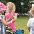 Grace, Alice and Fred fly model aircraft around, Latitude Festival, Henham Park, Southwold, Suffolk - 17th July 2014