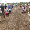 The path in has turned a bit muddy after the rain, Latitude Festival, Henham Park, Southwold, Suffolk - 17th July 2014