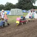 Some people make a break for it, Latitude Festival, Henham Park, Southwold, Suffolk - 17th July 2014