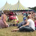 Hanging out near the 6Music tent, Latitude Festival, Henham Park, Southwold, Suffolk - 17th July 2014