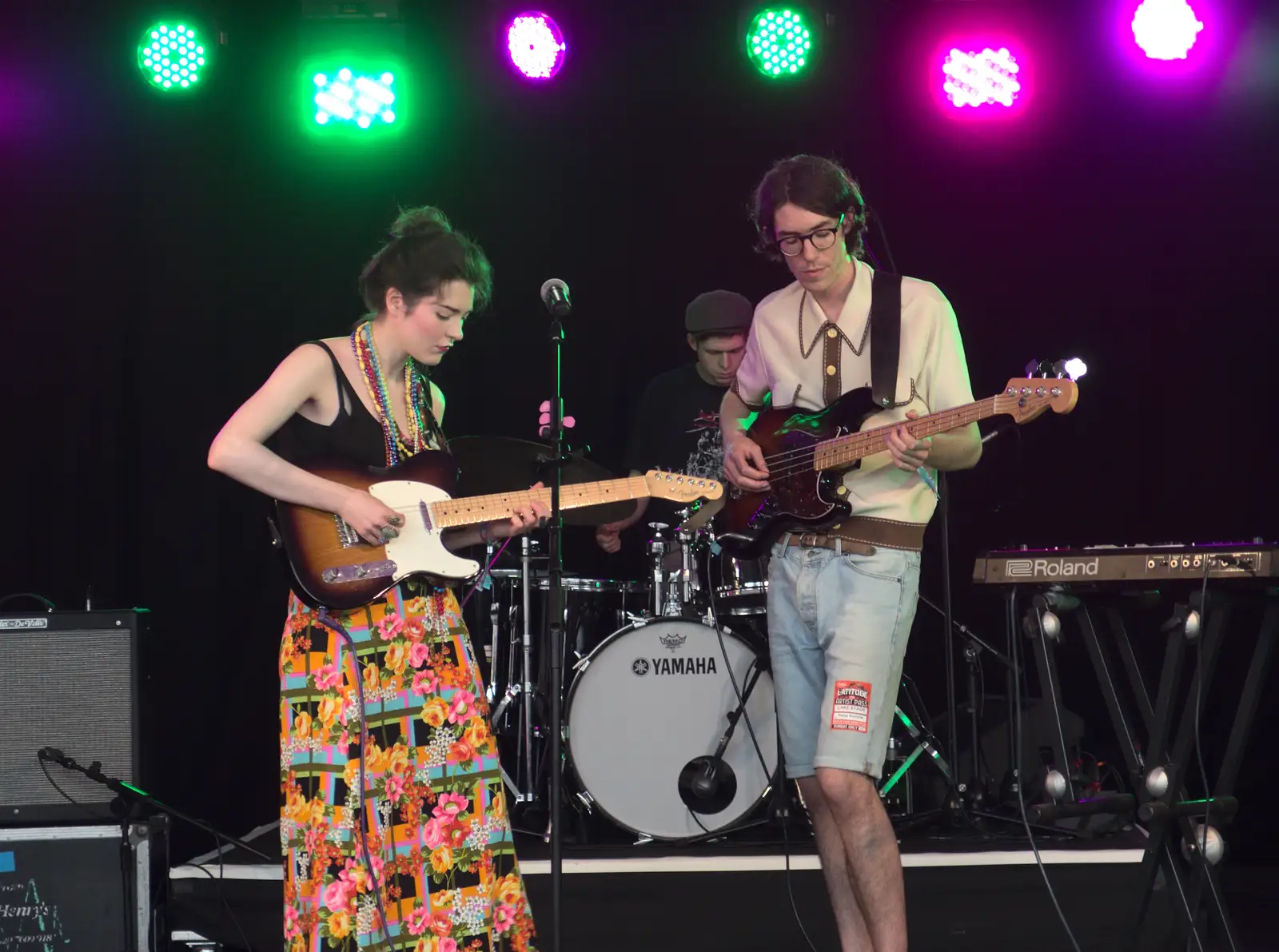 Daisy and Sam, from Latitude Festival, Henham Park, Southwold, Suffolk - 17th July 2014