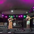 Daisy and Sam on stage, Latitude Festival, Henham Park, Southwold, Suffolk - 17th July 2014