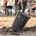 A bin is sloightly on the huh, Latitude Festival, Henham Park, Southwold, Suffolk - 17th July 2014