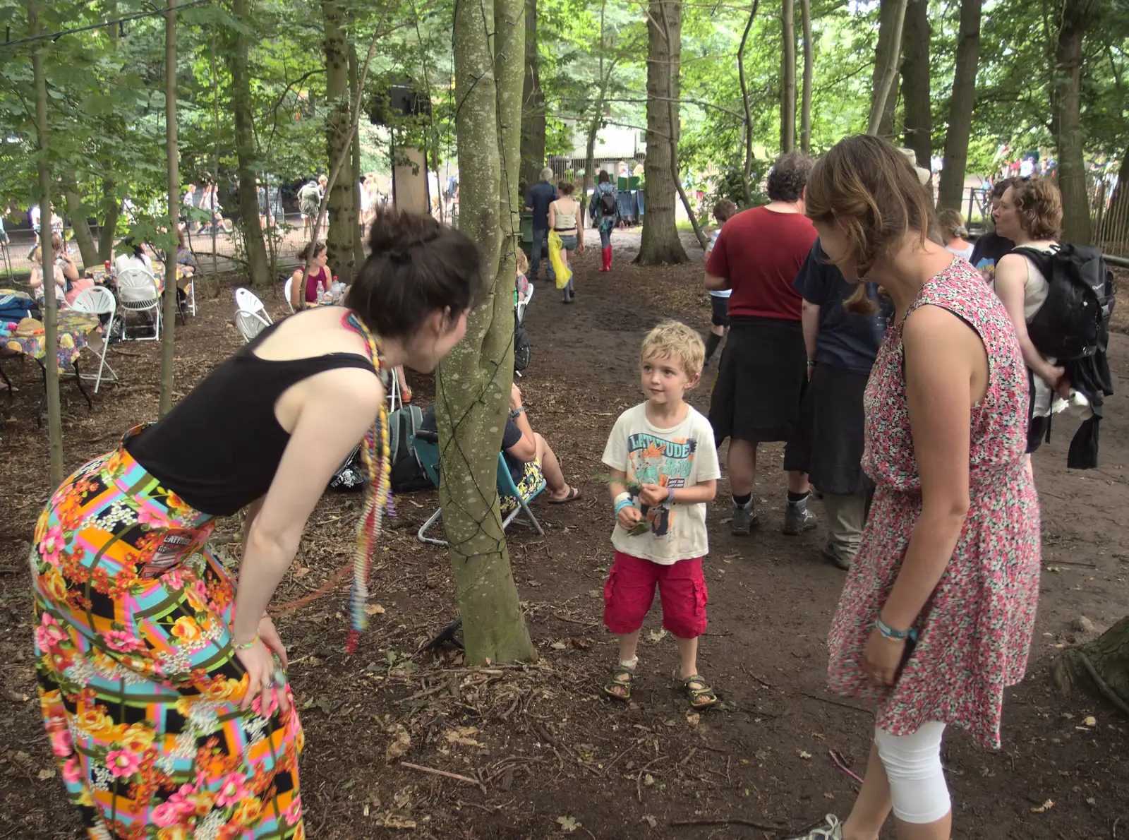 Fred says Hi to Daisy (he's a big fan), from Latitude Festival, Henham Park, Southwold, Suffolk - 17th July 2014