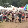 A big winged thing is hauled around, Latitude Festival, Henham Park, Southwold, Suffolk - 17th July 2014