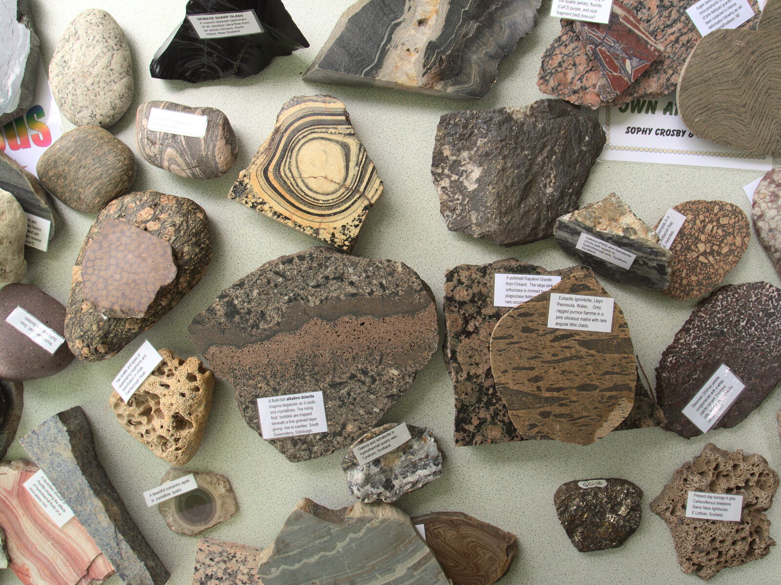 A nice collection of rock specimens from Latitude Festival, Henham Park, Southwold, Suffolk - 17th July 2014