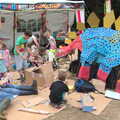 A craft workshop occurs, Latitude Festival, Henham Park, Southwold, Suffolk - 17th July 2014