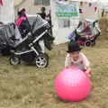 Fred's got an inflatable ball, Latitude Festival, Henham Park, Southwold, Suffolk - 17th July 2014