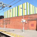The mystery stripey building at Forest Gate, A Week on the Rails, Stratford and Liverpool Street, London - 23rd July