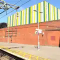 The mystery stripey building at Forest Gate, A Week on the Rails, Stratford and Liverpool Street, London - 23rd July