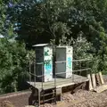 A pair of signalling boxes, A Week on the Rails, Stratford and Liverpool Street, London - 23rd July