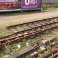 A pile of discarded railway tracks, A Week on the Rails, Stratford and Liverpool Street, London - 23rd July